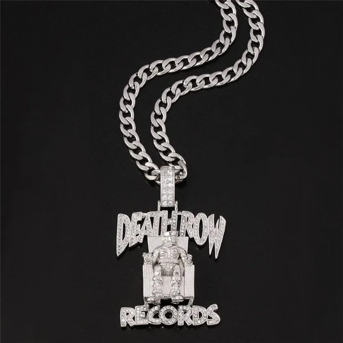 Necklaces VVS Jewelry VVS Jewelry Death Row Records Pendant Chain