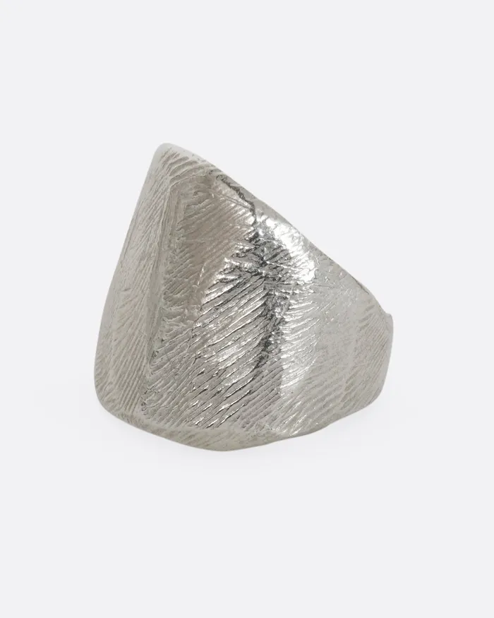 PAGE SARGISSON Rings Sterling Silver Angled Flat Band PAGE SARGISSON Rings Sterling Silver Angled Flat Band