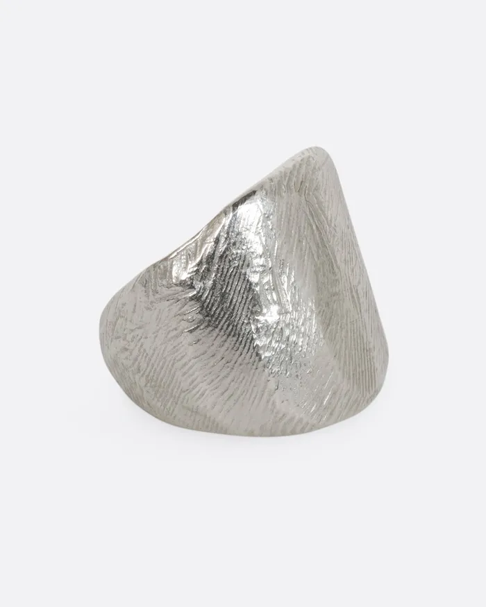 PAGE SARGISSON Rings Sterling Silver Angled Flat Band PAGE SARGISSON Rings Sterling Silver Angled Flat Band