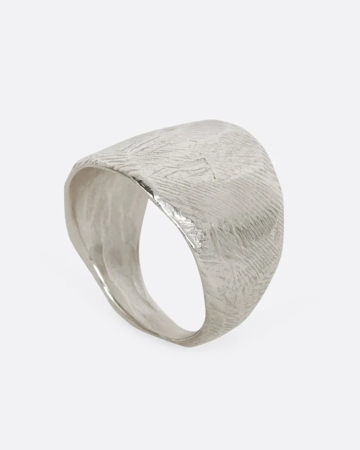 PAGE SARGISSON Rings Sterling Silver Angled Flat Band PAGE SARGISSON Rings Sterling Silver Angled Flat Band