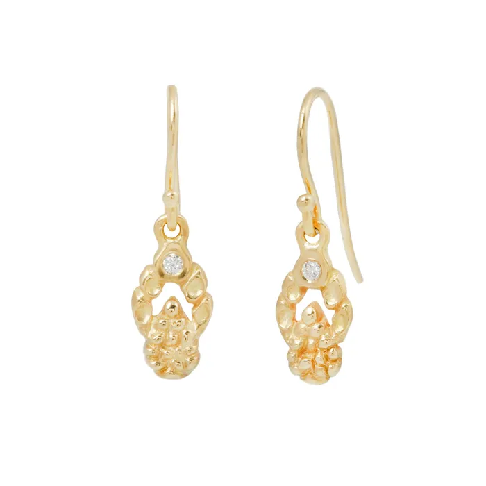 Pincer Earrings Susan Highsmith Earrings