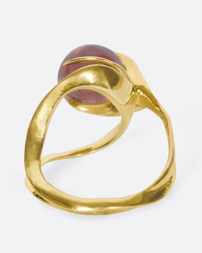 Pink Tourmaline Concha Ring KIKA ALVARENGA Rings