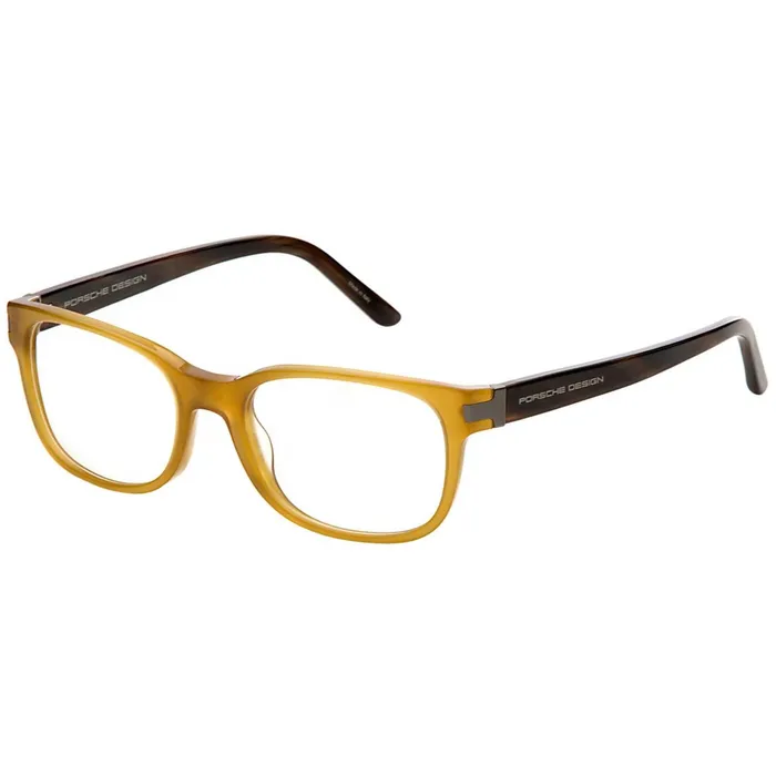 Porsche Mens Eyeglasses Lt Chocolate Plastic Rectangular Frame PORSCHE P8250 B Porsche Rings Porsche Mens Eyeglasses Lt Chocolate Plastic Rectangular Frame PORSCHE P8250 B Porsche Rings