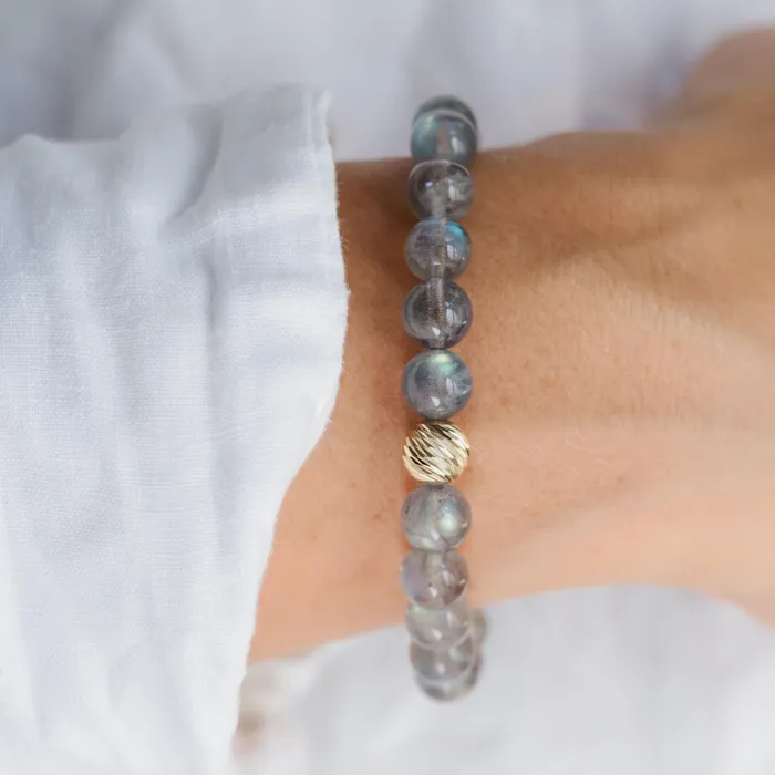 PreStyled Sets Earthly Abundance Labradorite 14K solid gold