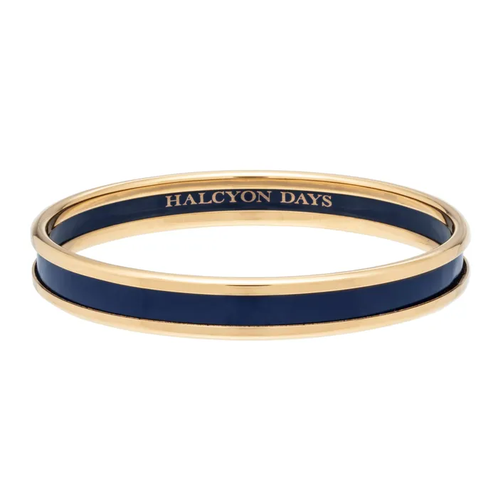 PreStyled Sets Halcyon Days Halcyon Days 6mm Navy Gold Bangle