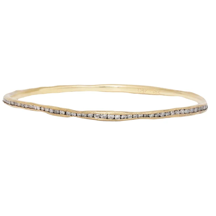 PreStyled Sets TAP By Todd Pownell Gold Diamond Fissure Bangle