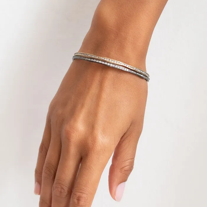 PreStyled Sets TAP By Todd Pownell Gold Diamond Fissure Bangle