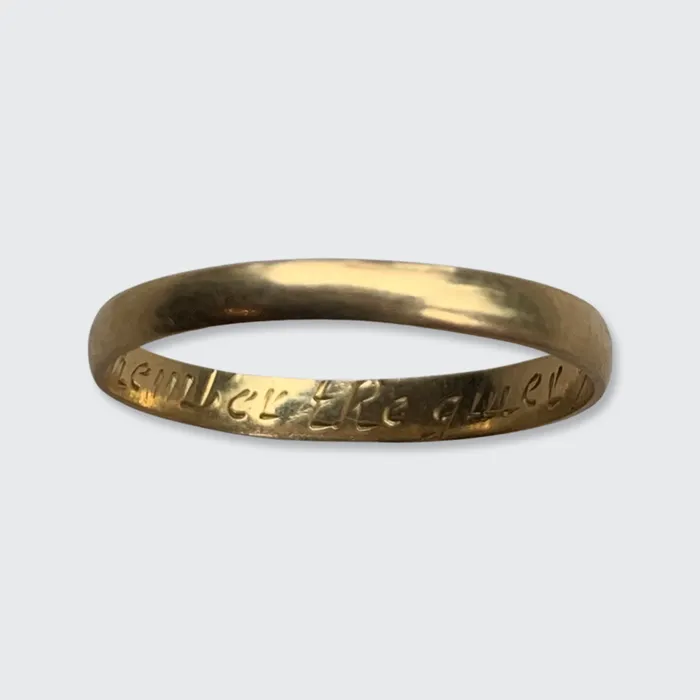 Rings 21stfinds 18th Century Posy Ring Remember the Giver
