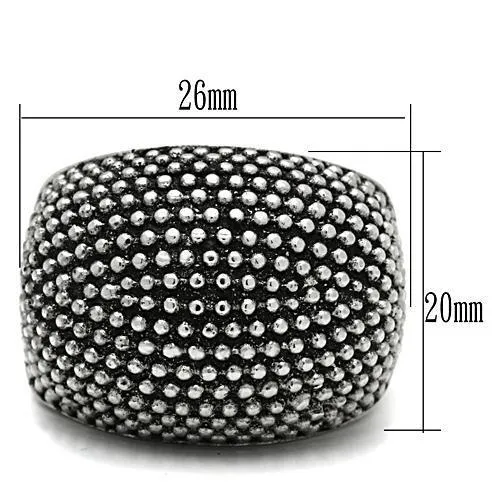 Rings Alamode TK519 High polished no plating Stainless Steel Ring with No Stone