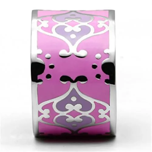 Rings Alamode TK685 High polished no plating Stainless Steel Ring with Epoxy in Multi Color
