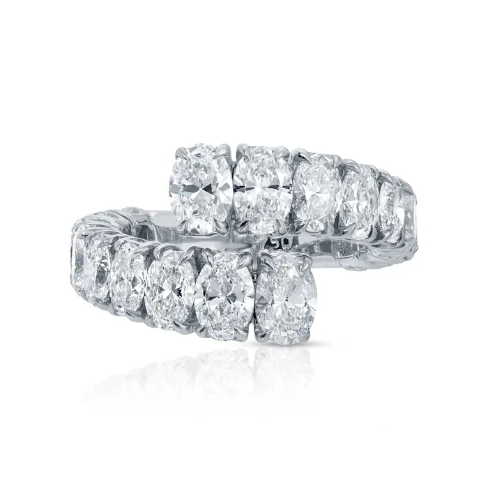 Rings anitako OVAL DIAMOND TWIST RING