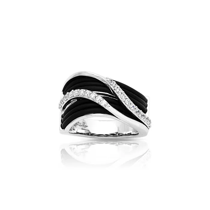 Rings Belle Etoile Belle Etoile Venti Ring Black