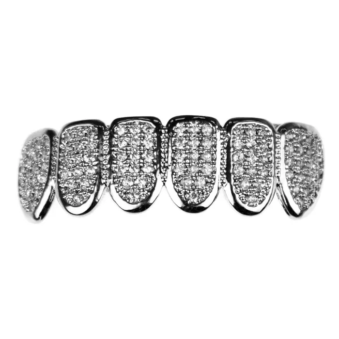 Rings Bling Cartel Admin Silver Tone Premium CZ Iced Flooded Out Bottom Teeth Grillz Rings Bling Cartel Admin Silver Tone Premium CZ Iced Flooded Out Bottom Teeth Grillz