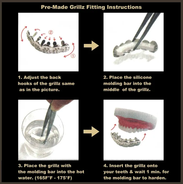 Rings Bling Cartel Admin Silver Tone Premium CZ Iced Flooded Out Bottom Teeth Grillz