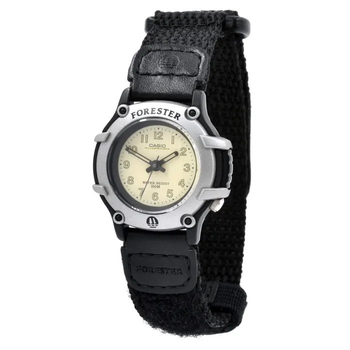 Rings Casio Silver Resin Case Black Band Watch FTL500V1BVLCF Casio