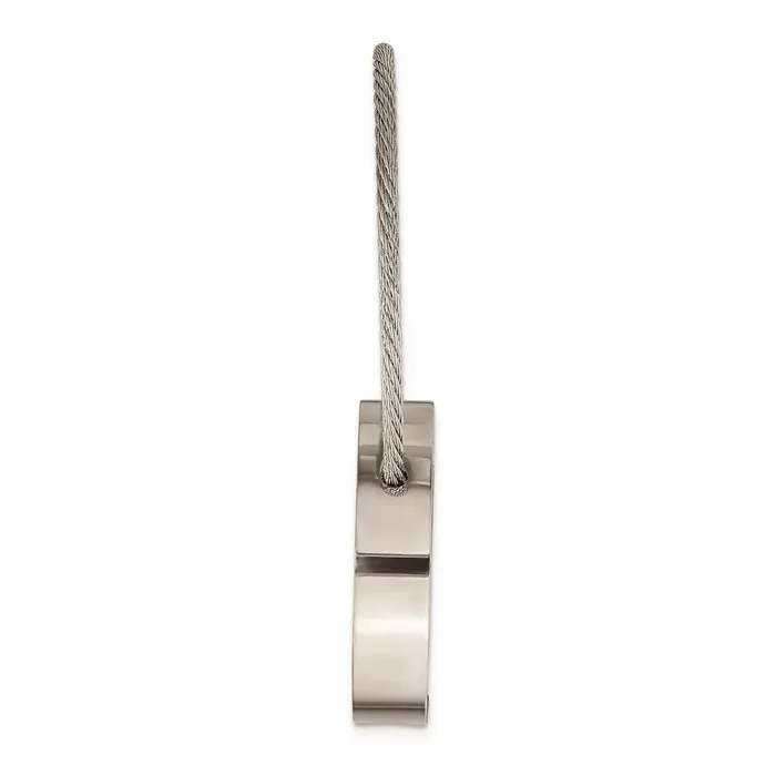 Rings Chisel Stainless Steel Polished Cable Circle Key Ring Rings Chisel Stainless Steel Polished Cable Circle Key Ring