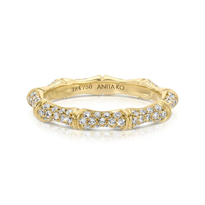 Rings DIAMOND BAMBOO RING anitako