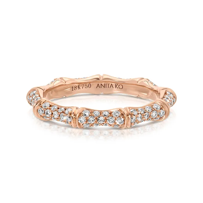Rings DIAMOND BAMBOO RING anitako