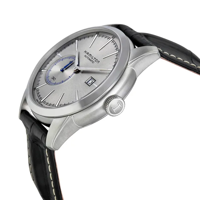 Rings Hamilton Hamilton Mens Watch American Classic Railroad Silver Tone Dial Strap H40515781 Rings Hamilton Hamilton Mens Watch American Classic Railroad Silver Tone Dial Strap H40515781