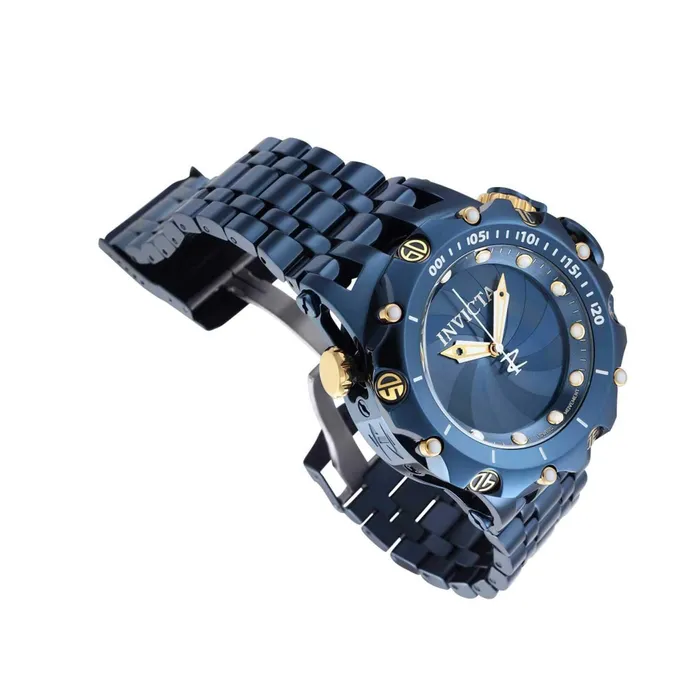 Rings Invicta Invicta Mens Chronograph Watch Reserve Venom Dark Blue and Gold Tone Dial 35655 Rings Invicta Invicta Mens Chronograph Watch Reserve Venom Dark Blue and Gold Tone Dial 35655