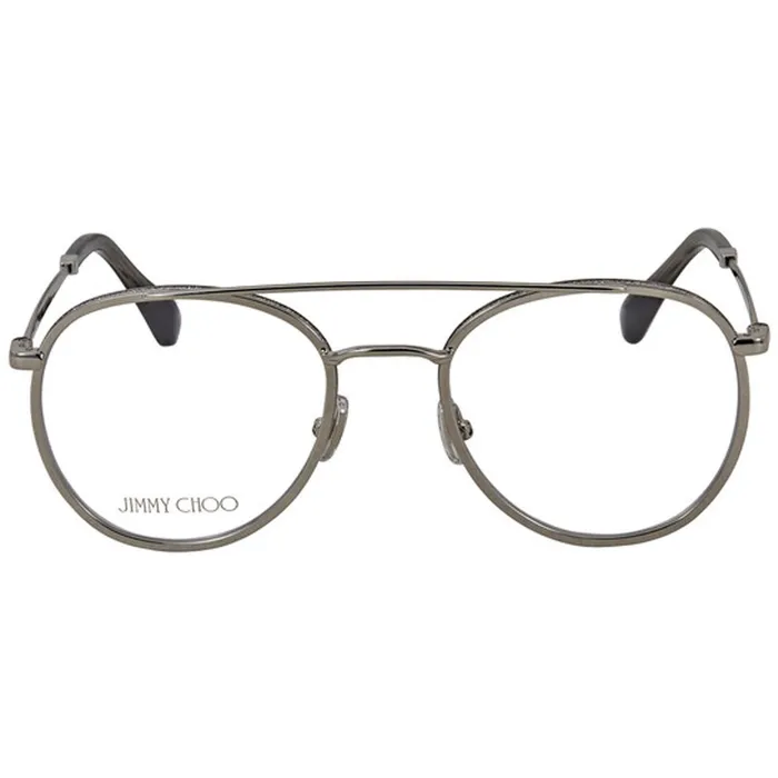 Rings Jimmy Choo Jimmy Choo Womens Eyeglasses Silver Aviator FullRim Frame JIMMY CHOO JC230 0YB7