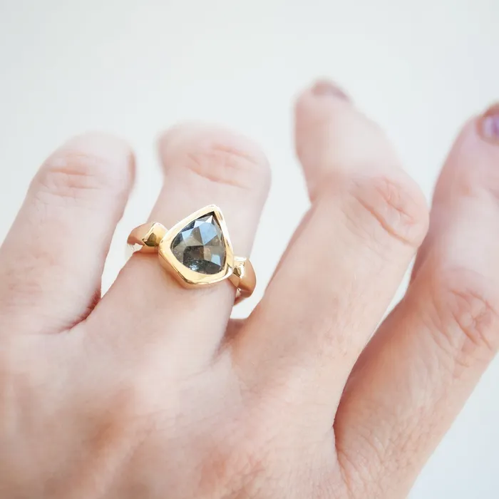 Rings Lauren Wolf Jewelry Guardian Diamond Lighthouse Ring
