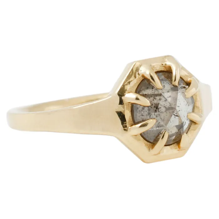 Rings Lauren Wolf Jewelry Octagon Solitaire Ring