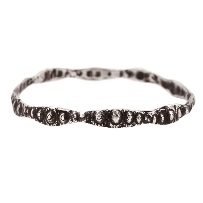 Rings Lauren Wolf Jewelry Silver Sea Urchin Bangle