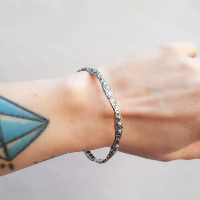 Rings Lauren Wolf Jewelry Silver Sea Urchin Bangle Rings Lauren Wolf Jewelry Silver Sea Urchin Bangle