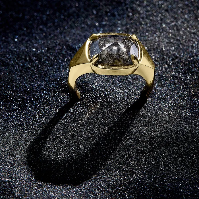 Rings Lauren Wolf Jewelry Speckled Diamond Empire Ring