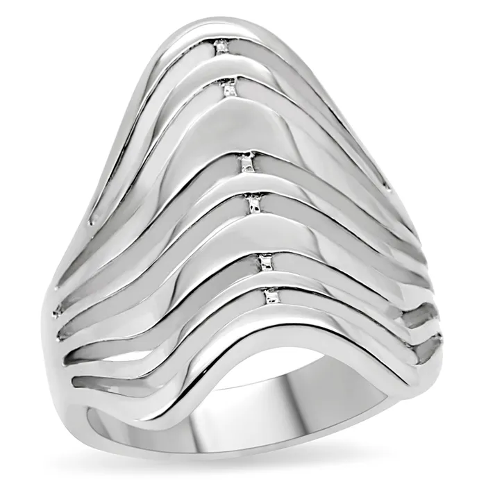 Rings LOTK209 High polished no plating Stainless Steel Ring with No Stone Alamode Rings LOTK209 High polished no plating Stainless Steel Ring with No Stone Alamode