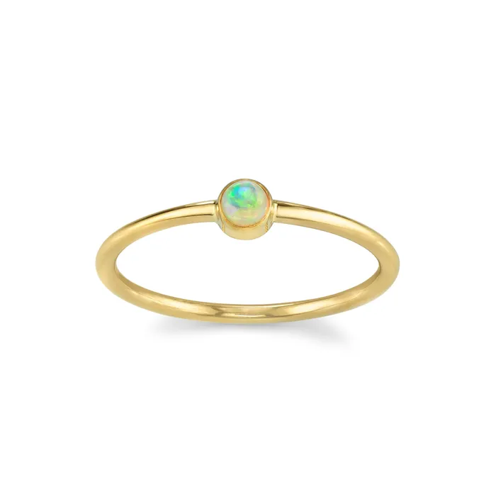 Rings Marrow Fine Opal Sweet Pea Stacking Ring