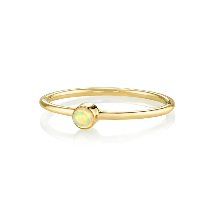 Rings Marrow Fine Opal Sweet Pea Stacking Ring