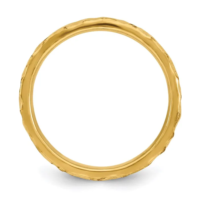 Rings Stackable Expressions Sterling Silver Stackable Expressions Goldplated Ring QSK258 Rings Stackable Expressions Sterling Silver Stackable Expressions Goldplated Ring QSK258