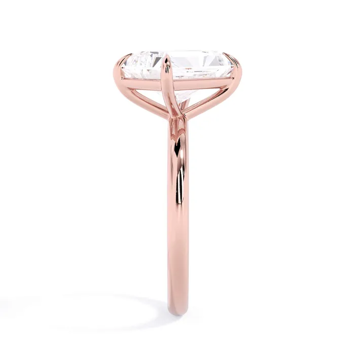 Rings Tilted Head Solitaire Engagement Ring deBebians