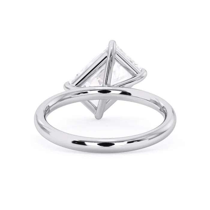 Rings Tilted Head Solitaire Engagement Ring deBebians