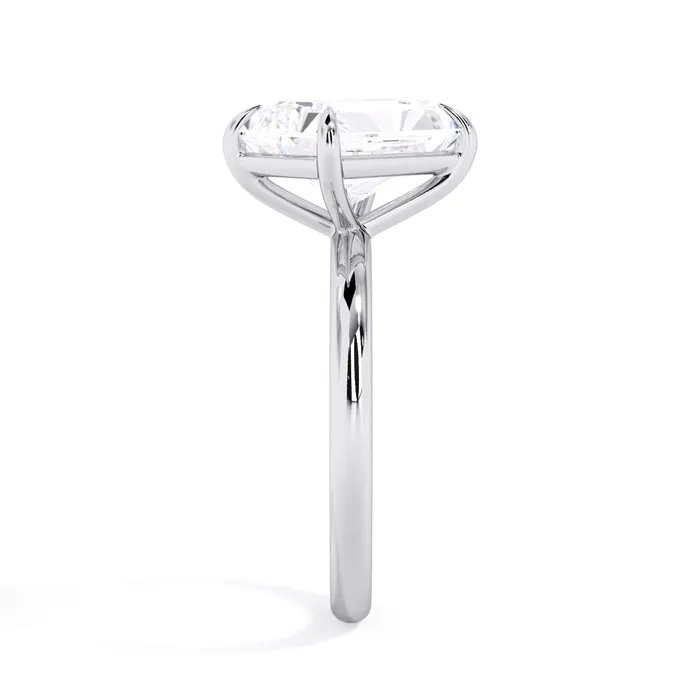 Rings Tilted Head Solitaire Engagement Ring deBebians