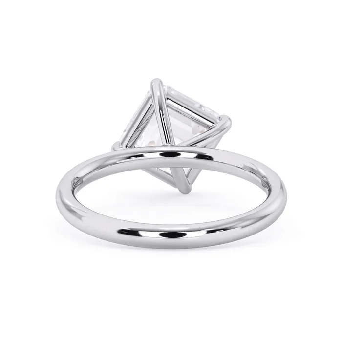 Rings Tilted Head Solitaire Engagement Ring deBebians
