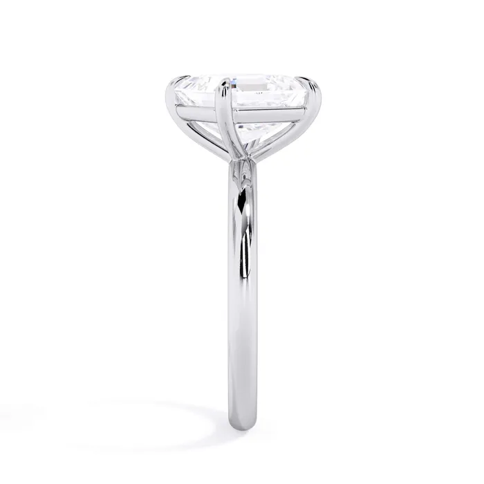 Rings Tilted Head Solitaire Engagement Ring deBebians