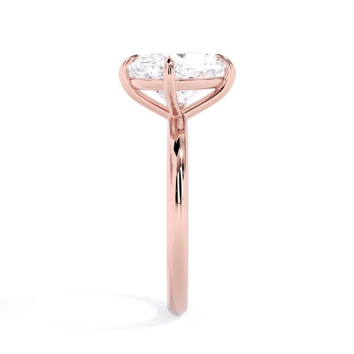 Rings Tilted Head Solitaire Engagement Ring deBebians
