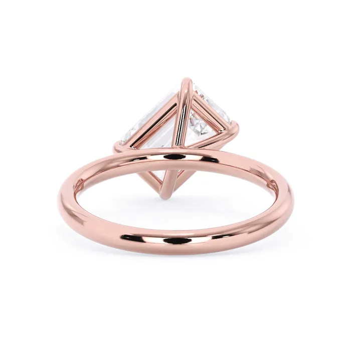 Rings Tilted Head Solitaire Engagement Ring deBebians