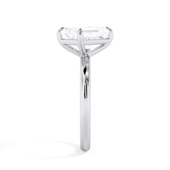 Rings Tilted Head Solitaire Engagement Ring deBebians