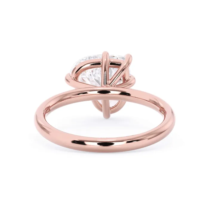 Rings Tilted Head Solitaire Engagement Ring deBebians