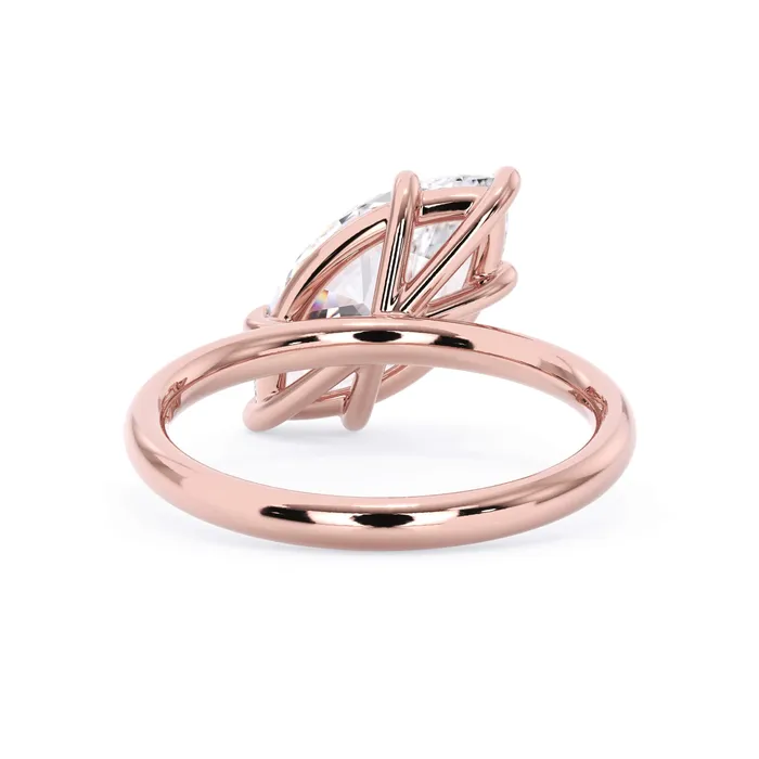 Rings Tilted Head Solitaire Engagement Ring deBebians