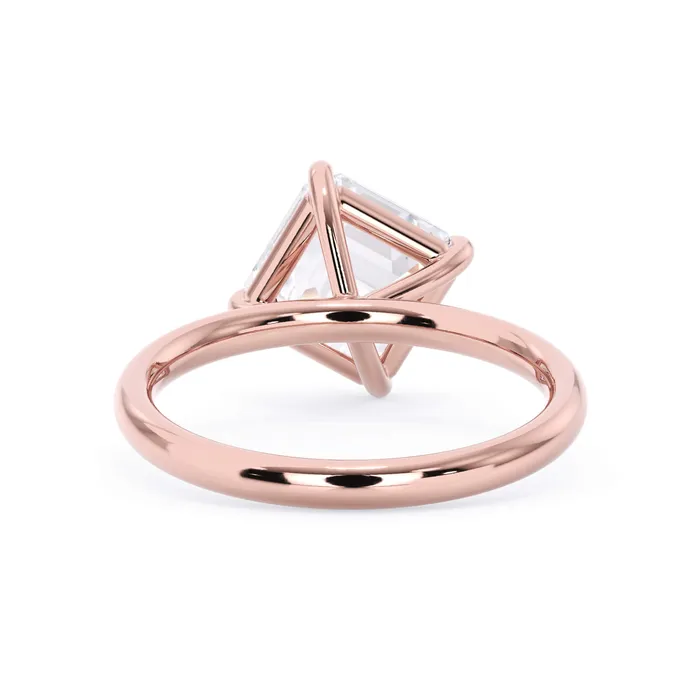 Rings Tilted Head Solitaire Engagement Ring deBebians