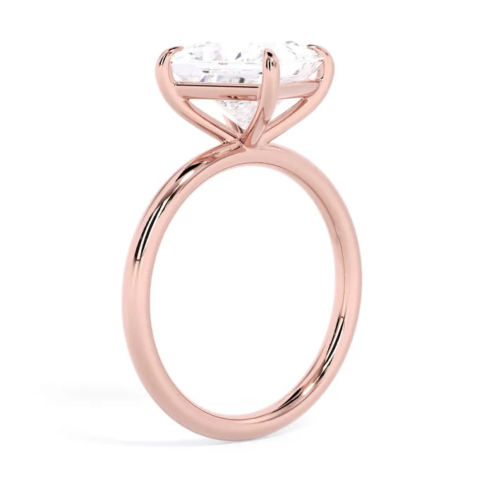 Rings Tilted Head Solitaire Engagement Ring deBebians