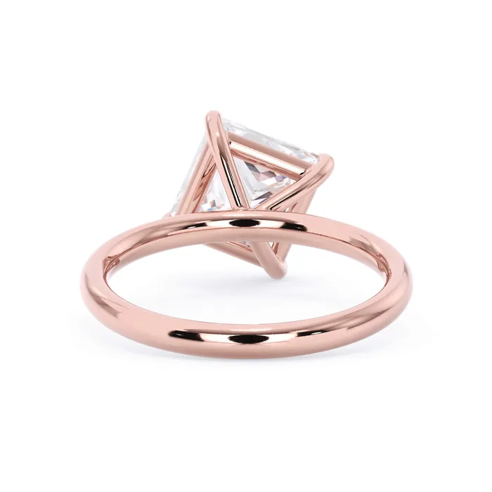 Rings Tilted Head Solitaire Engagement Ring deBebians