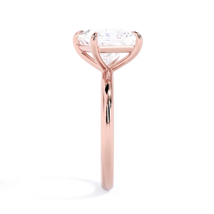 Rings Tilted Head Solitaire Engagement Ring deBebians