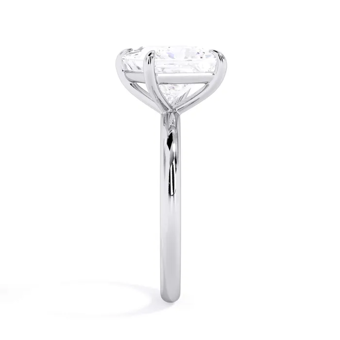 Rings Tilted Head Solitaire Engagement Ring deBebians