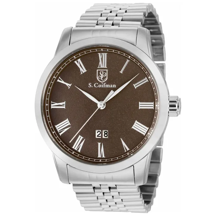 S Coifman Mens Watch Quartz Brown Dial Stainless Steel Bracelet SC0510 S Coifman Bracelets S Coifman Mens Watch Quartz Brown Dial Stainless Steel Bracelet SC0510 S Coifman Bracelets